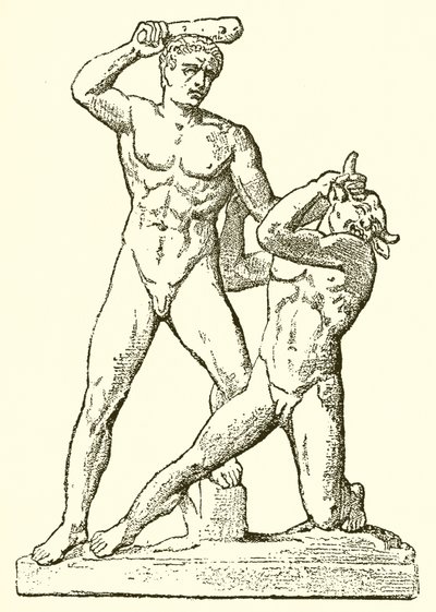 Theseus och Minotaurus av English School