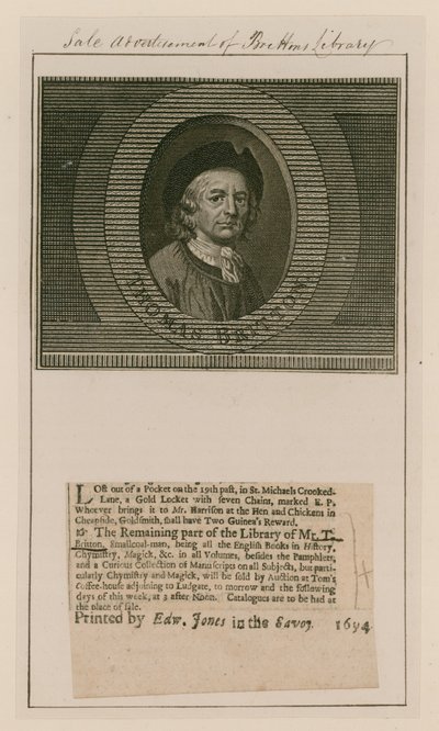 Thomas Britton, den musikaliska lilla kolmannen av English School