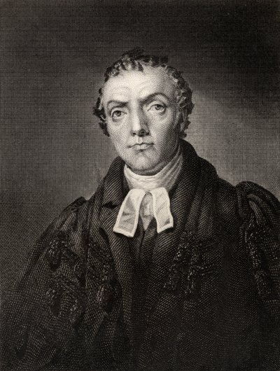 Thomas Chalmers, från The National Portrait Gallery, Volym II, publicerad c.1820 av English School