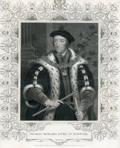 Thomas Howard (1473-1554) 3:e hertig av Norfolk av English School