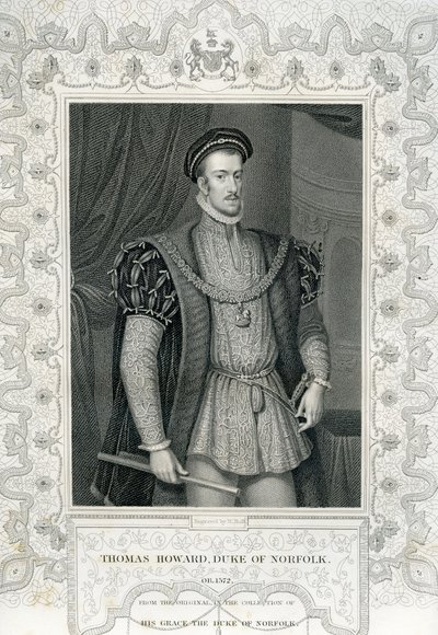 Thomas Howard, 4:e hertigen av Norfolk (1536-72) av English School
