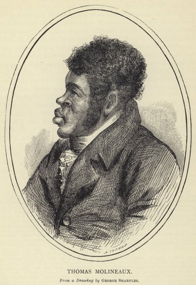 Thomas Molineaux, Från en teckning av George Sharples av English School