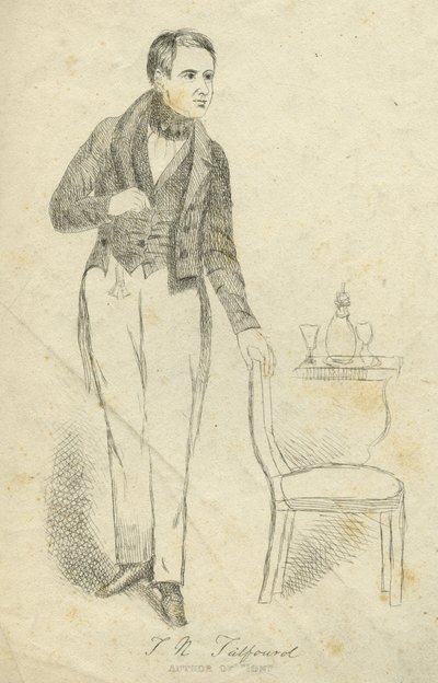 Thomas Noon Talfourd (etsning) av English School