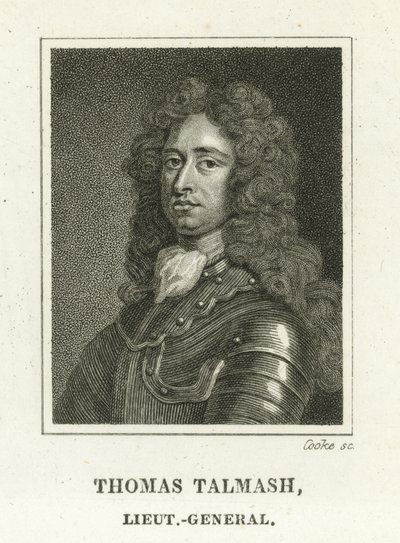 Thomas Talmash, generallöjtnant (gravyr) av English School