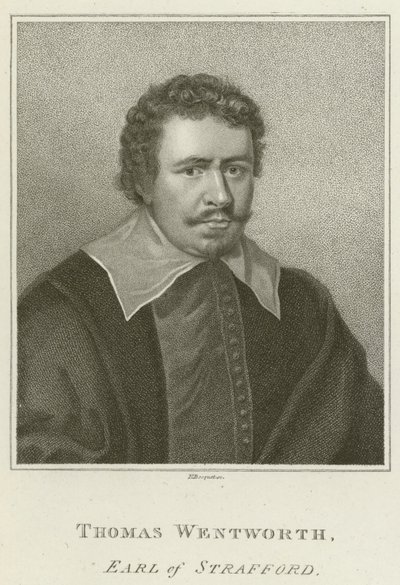 Thomas Wentworth, Earl of Strafford (gravyr) av English School
