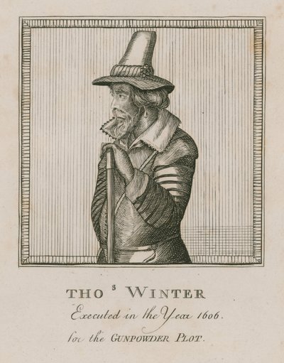 Thomas Winter, avrättad år 1606 för Krutplanen av English School