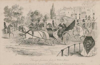 Genom Governor Gate till Wilton Place, Hyde Park, London av English School