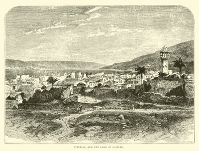 Tiberias och Galileiska sjön av English School