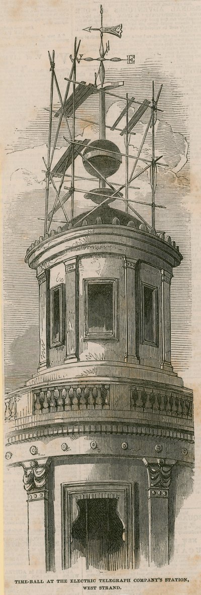 Tidbal vid Electric Telegraph Companys station, West Strand av English School