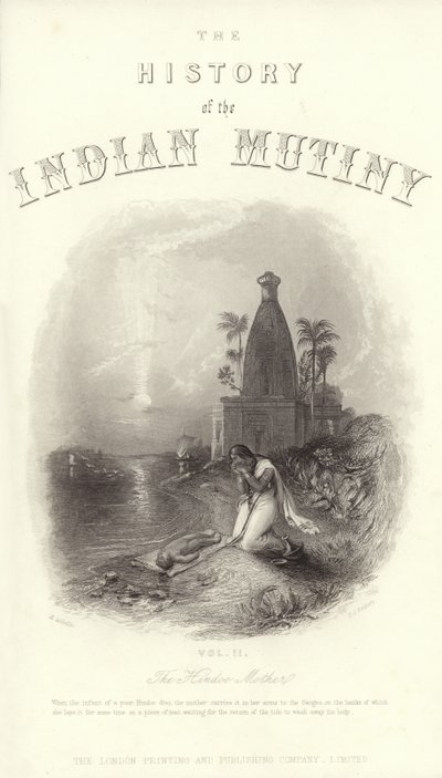 Titelsida från The History of Indian Mytery av English School