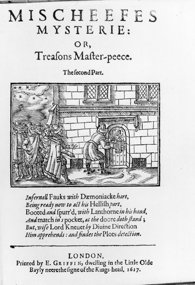 Titelsida till Mischiefs Mystery or Treasons Master-piece - The Second Part av John Vicars 1617 av English School