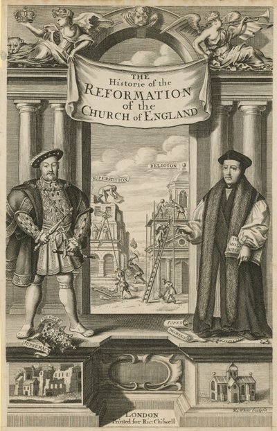Titelsidan för The History of the Reformation of Church of England av English School