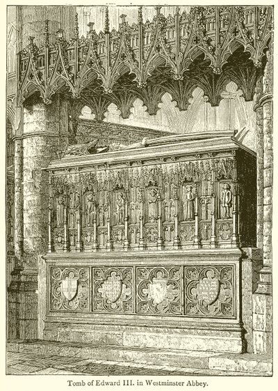 Edvard III:s grav i Westminster Abbey av English School