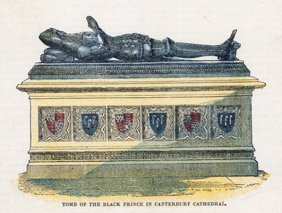 Grab des Schwarzen Prinzen in der Kathedrale von Canterbury von English School