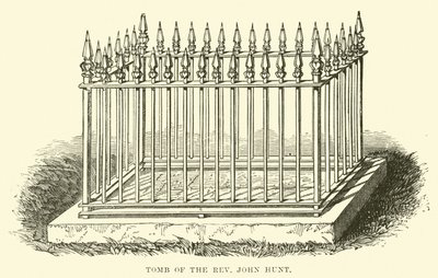 Pastor John Hunts grav av English School