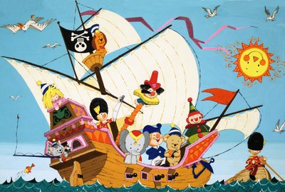Topsy Turvy Piratskepp av English School