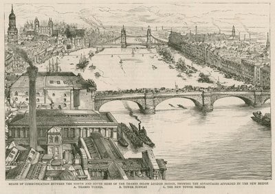 Tower Bridge, London av English School
