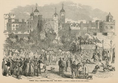 Tower Hill, London: rekrytering till marinen av English School