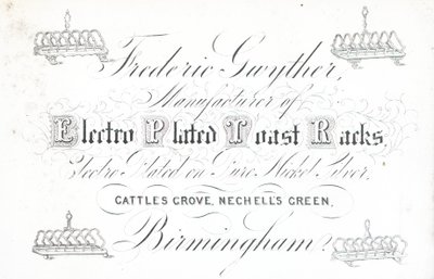 Byteskort, Frederic Gwyther av English School