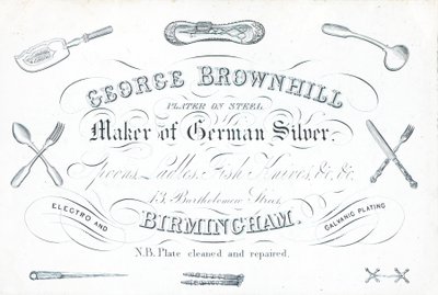 Byteskort, George Brownhill av English School