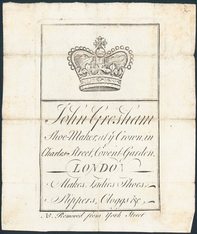 Byteskort, John Gresham av English School