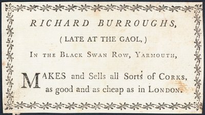 Byteskort, Richard Burroughs av English School