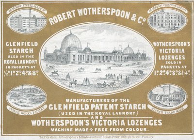 Handelskort, Robert Wotherspoon & Co av English School