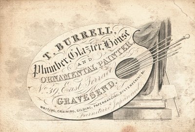 Handelskort, T Burrell av English School