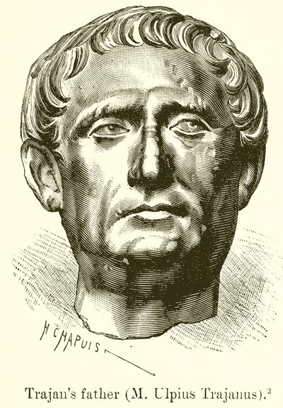 Trajanus far (M. Ulpius Trajanus) av English School