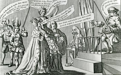 Rättegång mot den suveräna kejsarinnan av de stora smakområdena, 1771 av English School