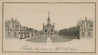 Trinity Alms hus i Mile End Road av English School