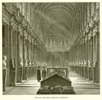 Trinity College Library, interiör av English School