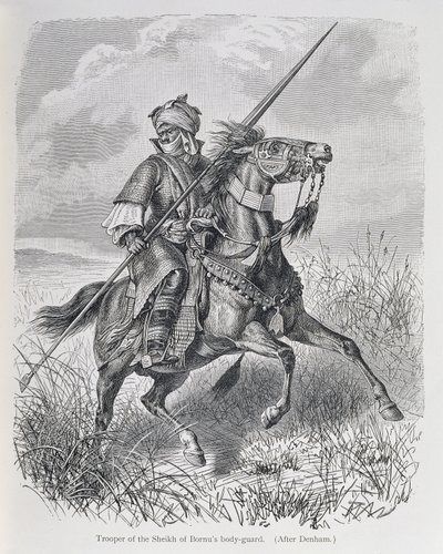 Trooper av shejken av Bornus livvakt, från 