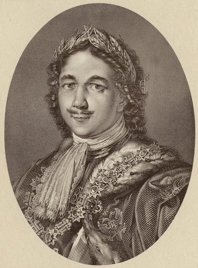 Tsar Peter I av Ryssland av English School