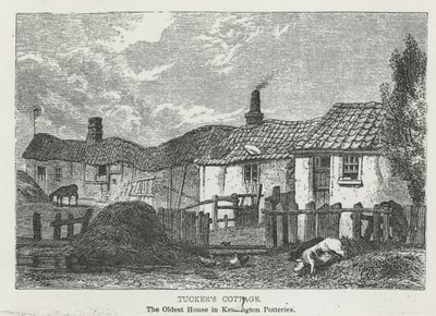 Tuckers Cottage, det äldsta huset i Kensington Potteries av English School