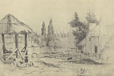 Turners Farm, c 1821 (gravyr) av English School