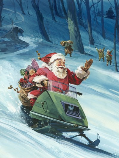 Tjugonde århundradet Santa av English School