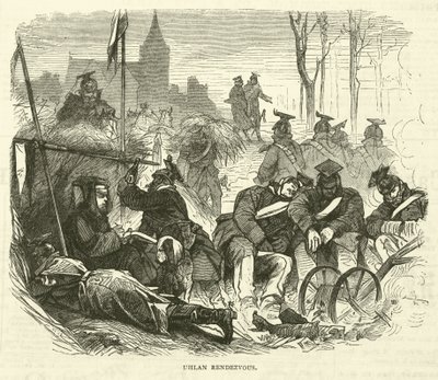 Uhlan rendezvous, september 1870 av English School