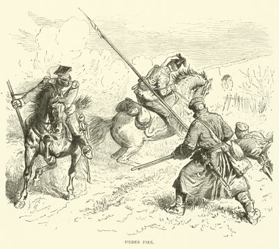 Under eld, september 1870 av English School