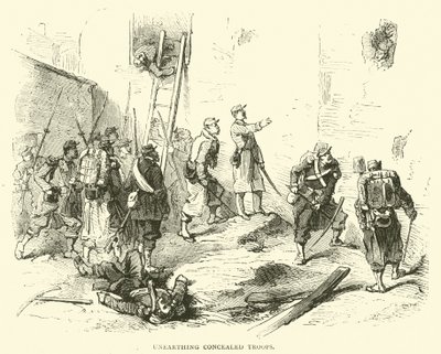Grävde fram dolda trupper, januari 1871 av English School