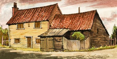 Oidentifierat hus av English School
