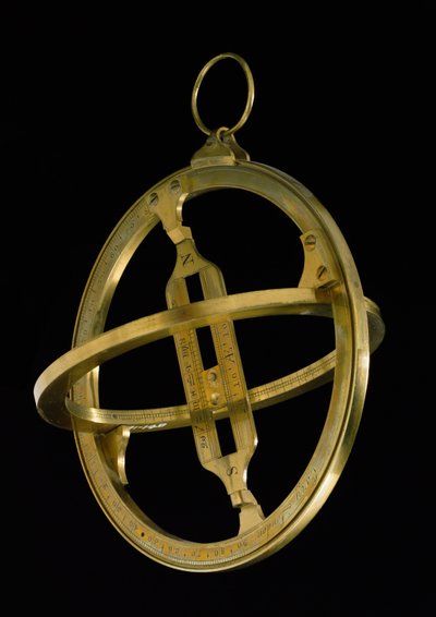 Universal solur med jämnjämningsring, ca 1800 (mässing) av English School