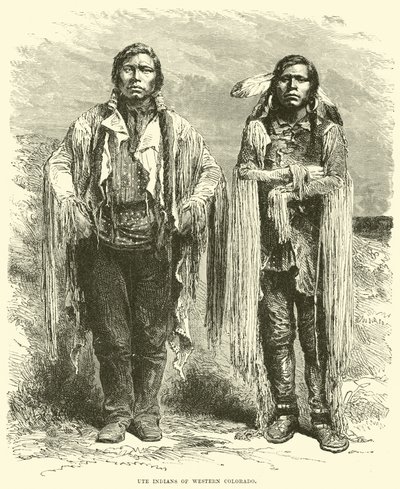 Ute-indianer i västra Colorado av English School