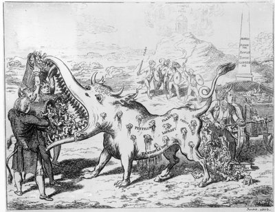 Vaccination, utgiven av J.L.Stuart, 1802 av English School