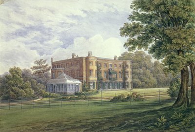 Valentines House, Ilford, Essex, ca 1835 (wc på papper) av English School