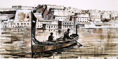 Valletta, huvudstad på ön Malta av English School