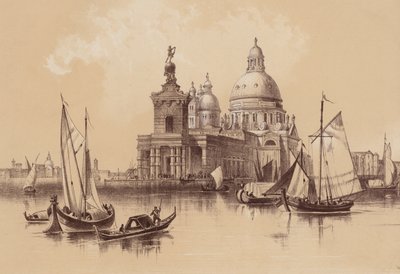 Venedig (litografi) av English School
