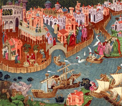 Venedig 1338, ur "A Short History of the English People av English School
