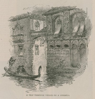 Venedig i London: Sketches at Olympia - En resa genom Venedig på en gondol av English School