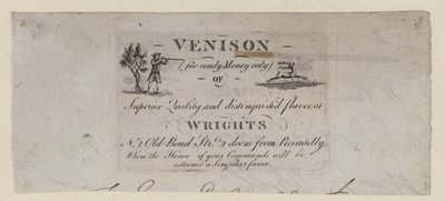 Venisor Säljare, Wrights, handelskort av English School